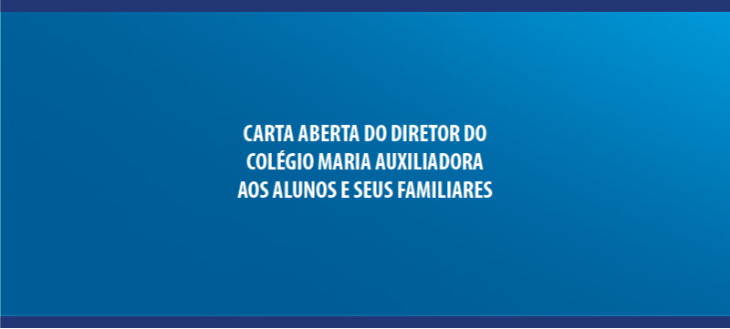 Carta aberta aos meus alunos - Hoje participei de um evento da escola